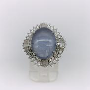 スターサファイア7.95CT D1.15CT|PT900