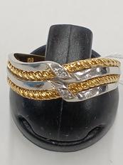 コンビリング|K18/PT900