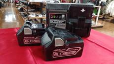 急速充電器/蓄電池2個|HITACHI