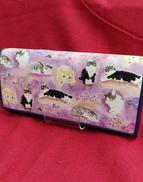 長財布(紫 猫)|MANHATTANERS