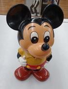 ミッキー　ソフビ貯金箱|三菱銀行