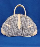 トロッター柄　ダブルサドル　ハンドバッグ|CHRISTIAN DIOR