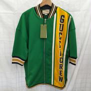 テクニカル フロントロゴ刺繍 半袖ジャージ|GUCCI