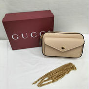 GGスーパー ミニショルダーバッグ(ベージュ）|GUCCI