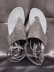 BLACK SATIN STRASS|RENE CAOVILLA