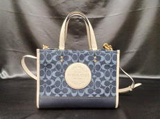 デンプシー キャリーオール シグネチャー ジャカード ウィズ|COACH