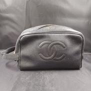 キャビアスキンコスメポーチ|CHANEL