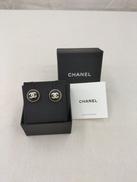 ゴールド×ブラック　ピアス|CHANEL