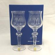 クリスタルペアワイングラス|MEISSEN