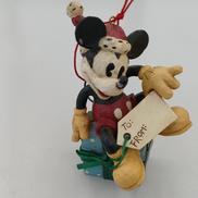 ミッキー木製クリスマスフィギュア|DISNEY