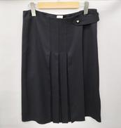 シルク混 タックスカート|HERMES