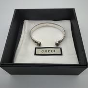 インターロッキングG シルバーバングル|GUCCI