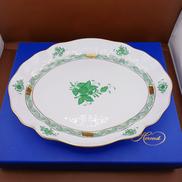 アポニー・グリーン オーバルディッシュ|HEREND