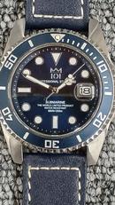 クォーツ・アナログ腕時計|GENUINE LEATHER