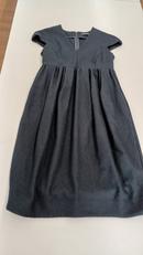 黒ウール100%ワンピース|YOKO CHAN