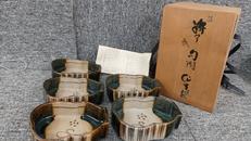 瓢(ひょう)向う付5客|加藤作助