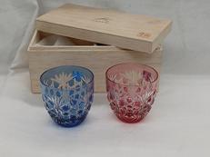 江戸切子 ペア冷酒杯|KAGAMI