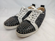 ツイードコンビスタッズスニーカー|CHRISTIAN LOUBOUTIN