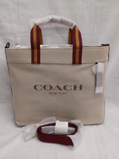 【未使用】キャンバス レザー トート|COACH