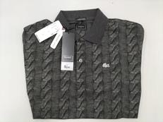 ポロシャツ ケーブル編みプリント　MEN’S CLUB|LACOSTE