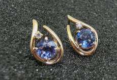 K10イエローゴールド　ピアス|4ドシー