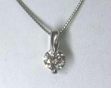 PT900ダイヤネックレス　D-1.0CT　宝石鑑別書付き|PT900 ダイヤネックレス