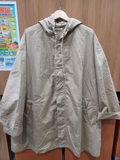 FINX POLYESTER HOODED COAT|AURALEE