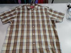 METALLIC PLAID S/S SHIRT|SUPREME