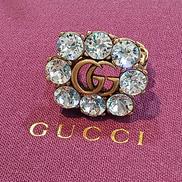 クリスタルダブルGフラワーリング|GUCCI