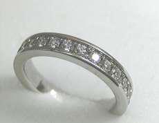 PT950ダイヤ エタニティリング 6.4G 0.77CT|PT950ダイヤ エタニティリング