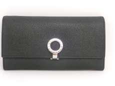 二つ折り長財布　30414　GRAIN/BLK|BVLGARI