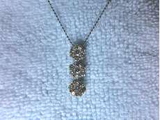 K18WGダイヤ 2WAYネックレス 3.7G 1.0CT|ダイヤネックレス