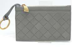 キーポーチ 小銭入れ　イントレチャート キーリング付き|BOTTEGA VENETA