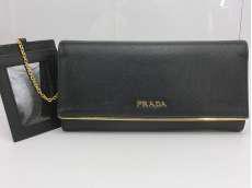 長財布 1M1132 　サフィアーノ NERO 黒|PRADA