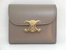 スモール フラップウォレット トリオンフ　三つ折り財布|CELINE
