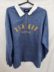 ハーフジップ ラガーシャツ|XLARGE
