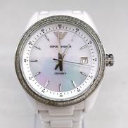 エンポリオアルマーニ　クォーツ　白　本体のみ|EMPORIO ARMANI