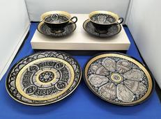 ペアカップ&ソーサー&プレート2枚|エクレクティックカイカイ