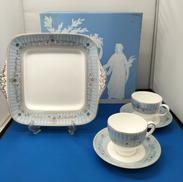ウェッジウッド　カップ&ソーサー2客&プレート|WEDGWOOD