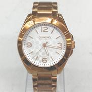 コーチ クォーツ ゴールドカラー レディース 本体のみ|COACH