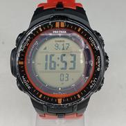 カシオ PROTREK 電波ソーラー オレンジ|CASIO