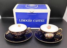 リモージュ　カップ&ソーサー 2客セット|LIMOGES