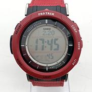 カシオ PROTREK ソーラー 赤 本体のみ|CASIO