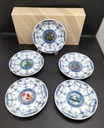 4.5号皿揃え 5枚入り|九谷焼