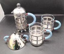 アレッシプレスコーヒーポット&マグカップ2個&シュガーポット|ALESSI