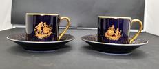 リモージュ　ペアカップ&ソーサー|LIMOGES CASTEL