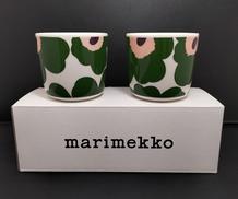 マリメッコ　ラテマグ グリーン ペア|MARIMEKKO