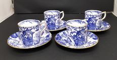 ロイヤルクラウンダービー　デミタスカップ&ソーサー 4客|ROYAL CROWN DERBY