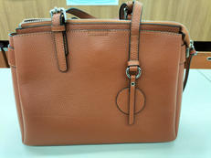 シュリンクレザーハンドバッグ|BARCOS