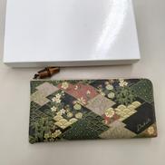 和柄寄木細工 L字ラウンドファスナー財布|DAKOTA